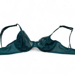 Auden Women's Green and Blue Bra